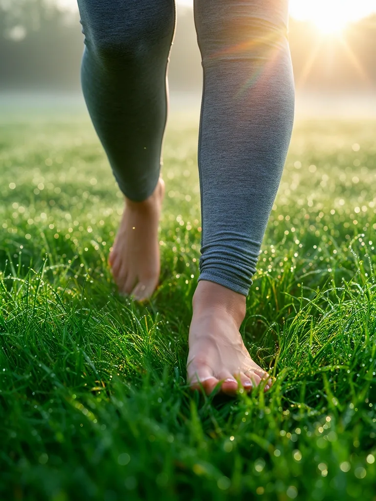 Marche de transition dans la rosée